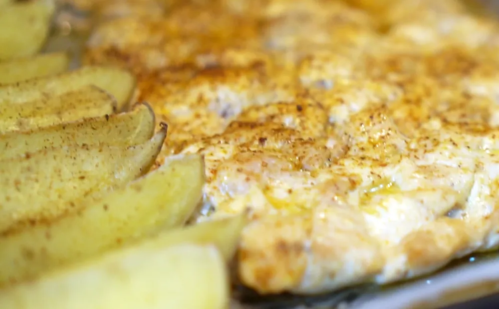 Fırında Tavuk Patates