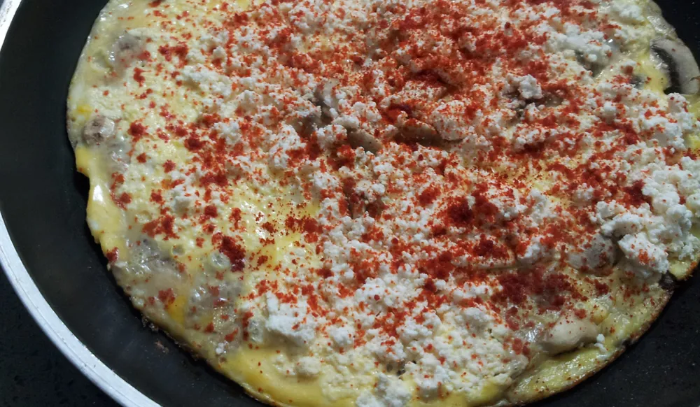 Mantarlı Fit Omlet